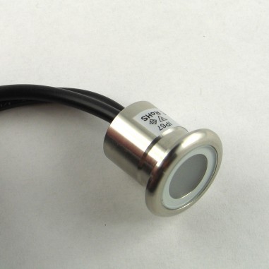 Mini spot LED extérieur balisage 28 mm inox