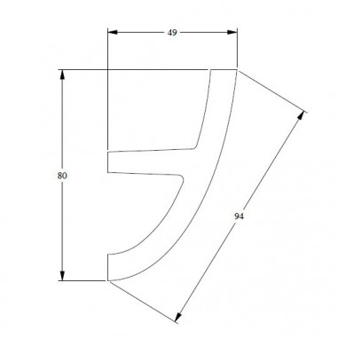 Côtes corniche LED Antonio
