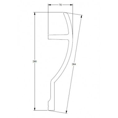 Corniche LED Fluxus côtes