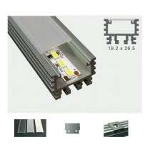 Profilés aluminium étanche rubans forte puissance LED