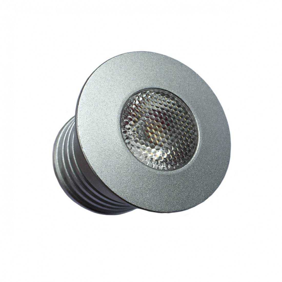 LEDLUX Mini spot LED encastrable dimmable, variateur tactile, 12 V