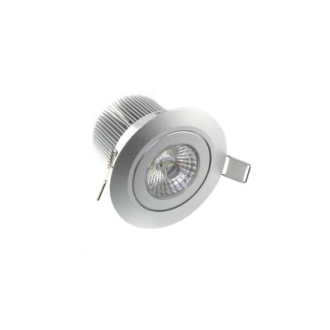 Spot LED Aluminium encastrable 8W - 230V