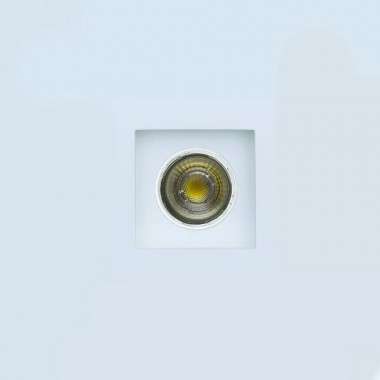 Support GU10 invisible CARRE BAS complet