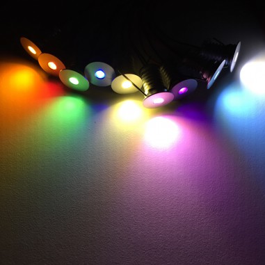 Filtres colorés pour micro spots 1W