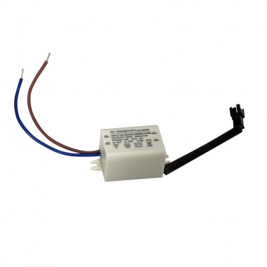 Alimentation mini spot LED Blanc Carré Encastrable 3W