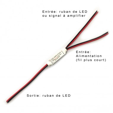 Montage amplificateur LED 12A Blanc