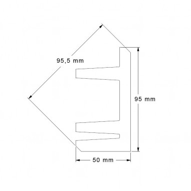 Côtes corniche LED L3 C381