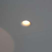 Résultat support GU10 invisible ARRONDI complet