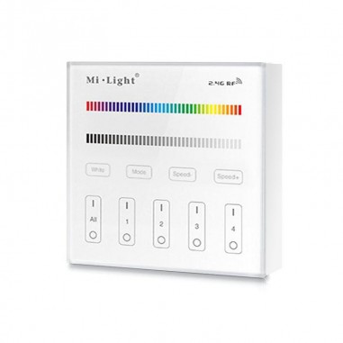 Télécommande murale contrôleur RGB / RGB+W Multizone