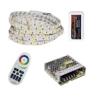 Pack ruban LED RGB+W - Tactile - Fils - 10m