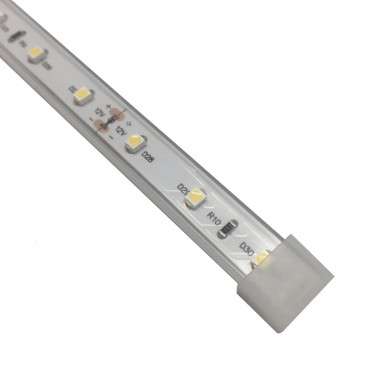 Tube silicone pour ruban LED monté