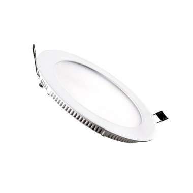 Panneau LED plat 12W - Rond - 230V