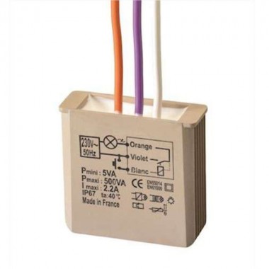 Télévariateur TRIAC Bouton poussoir