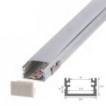 Profilé ruban LED étanche - Plat haut XL - 2x3 mètres