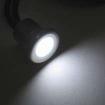 Mini spot LED extérieur balisage 28 mm allumé