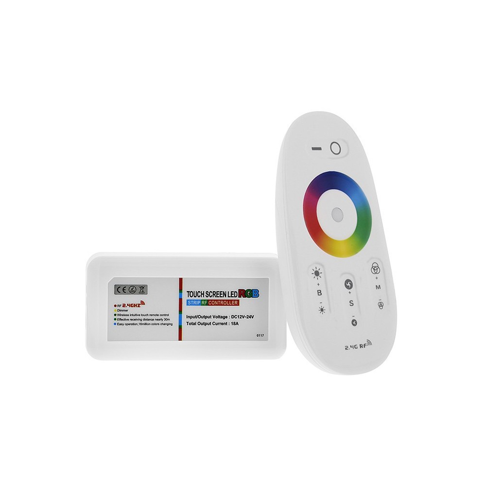 Controleur, Ruban LED, RGBW, 12V, Dimmable, Teleacommande