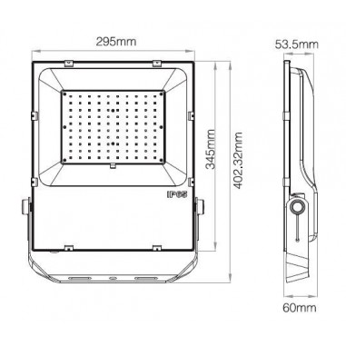 Projecteur LED RGB + Blanc variable...