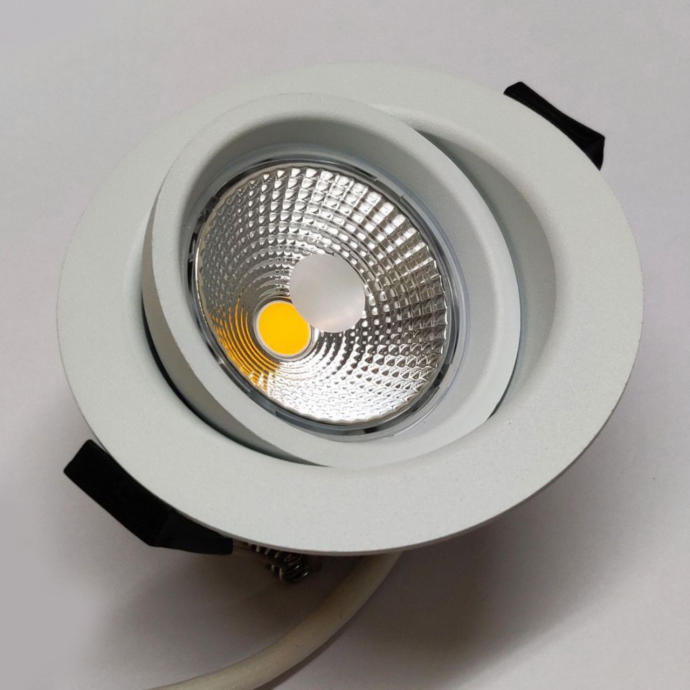 Spot LED 10W BBC RT2012 Orientable Dimmable 220V Extraplat - Blanc Chaud  3000K