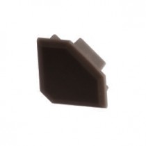 Bouchon profilé IP65 Oblique noir