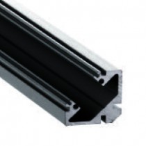 Profilé étanche Oblique 2m noir