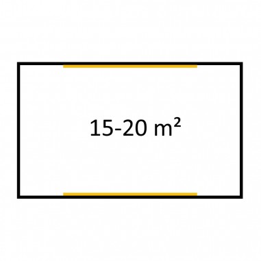 Pack pour pergola 15m² - 2 barres de 3ml