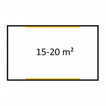 Pack pour pergola 15m² - 2 barres de 3ml