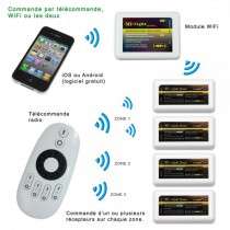 Système télécommande teinte fixe ou variable