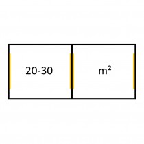 Pack pour pergola 20-30m² - 4 barres de 2ml
