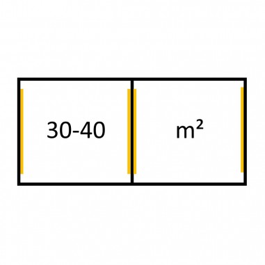 Pack pour pergola 30-40m² - 4 barres de 3ml