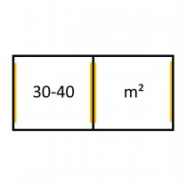 Pack pour pergola 30-40m² - 4 barres de 3ml