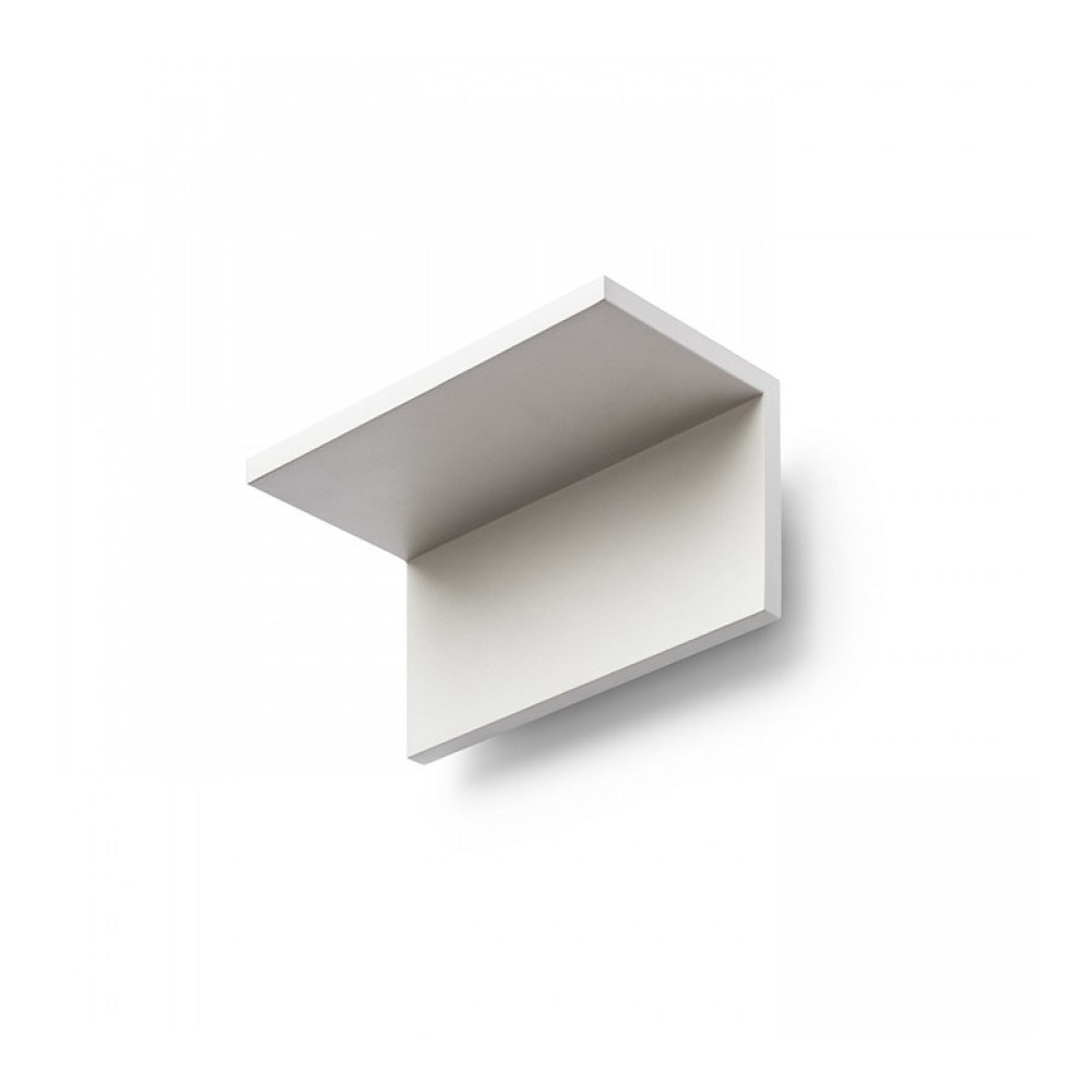 Petite applique blanche design LED courbes arrondies - Melia