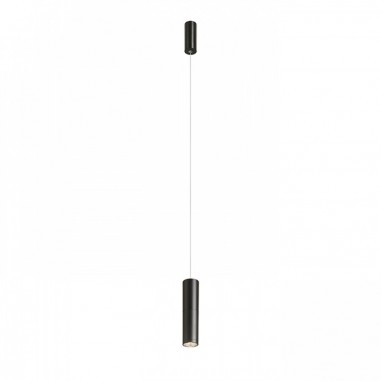 Suspension ovale noir mat