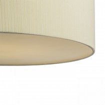 Suspension en nickel blanc crème détails