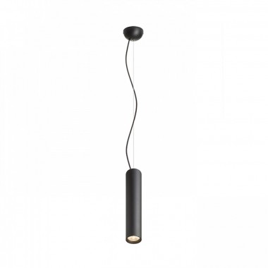 Suspension LED en tube noire