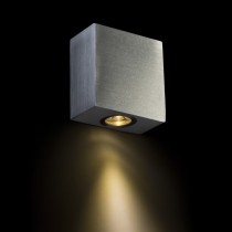 Applique murale en aluminium rendu