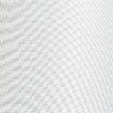 Lampe à poser blanche et abat-jour en textile blanc