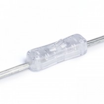 Lampe à poser blanche et son interrupteur