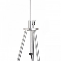 Lampe à poser noire avec trépied réglable en aluminium