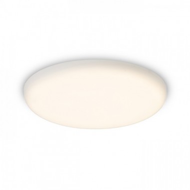 Spot rond encastrable avec diffuseur en acrylique allumé