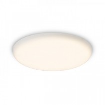 Spot rond encastrable avec diffuseur en acrylique allumé
