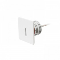 Spot design carré blanc éteint