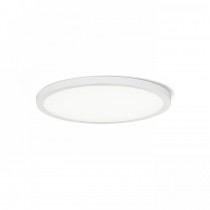 Spot encastrable circulaire blanc allumé