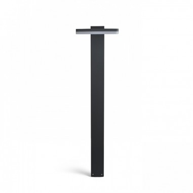 Lampadaire extérieur en aluminium éteint 1