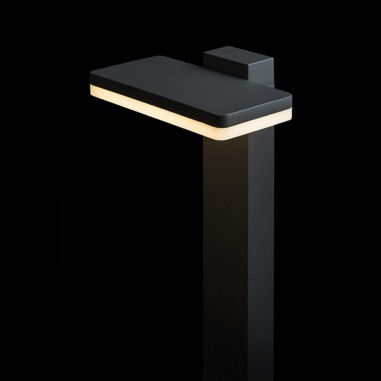 Lampadaire extérieur en aluminium rendu