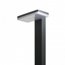 Lampadaire extérieur en aluminium éteint