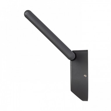 Réflecteur mural extérieur LED gris anthracite, vue de profil