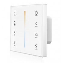 Télécommande murale blanche teinte variable 4 zones