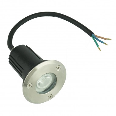 Spot LED encastrable sol 3W terrasses