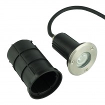 Spot LED encastrable sol 3W encastrable béton