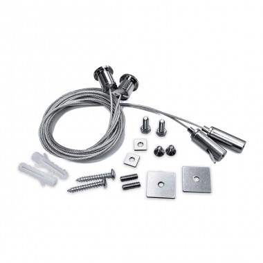 Kit de suspension 2 filins profilé Ip65